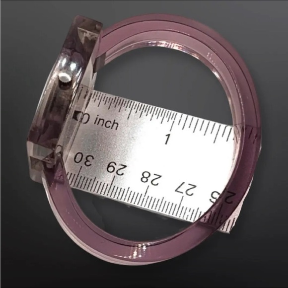 Gucci Vintage Manual Wind Retro Plexi Wrist Bangle Rare Watch - Picture 9 of 9